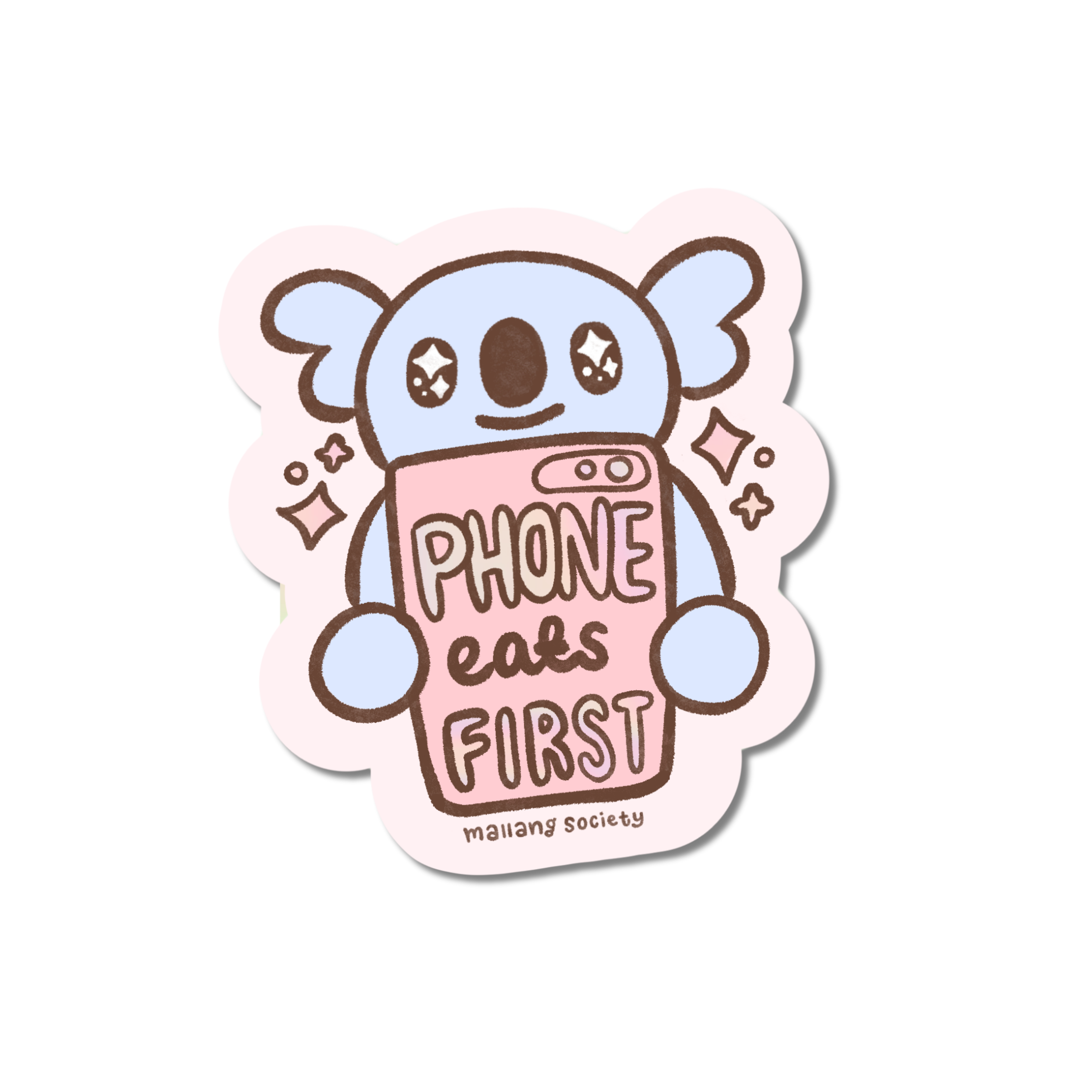 Phone Eats First Sticker