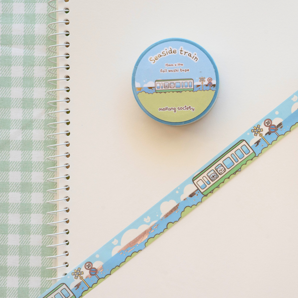 Seaside Train Washi Tape