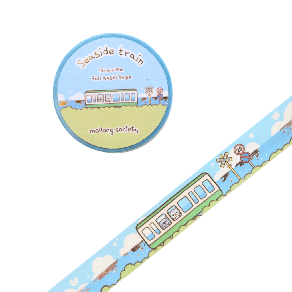 Seaside Train Washi Tape