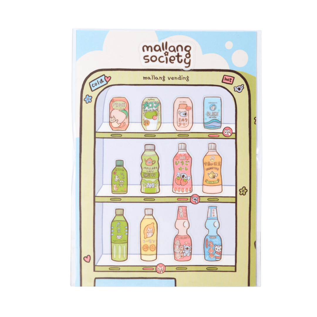 Mallang Vending Sticker Sheet