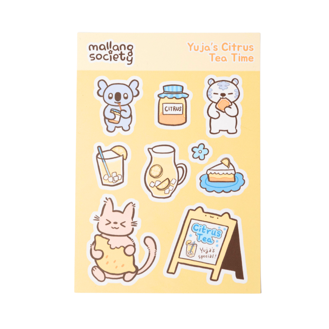 Citrus Tea Time Sticker Sheet