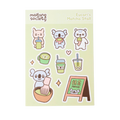 Matcha Stall Sticker Sheet
